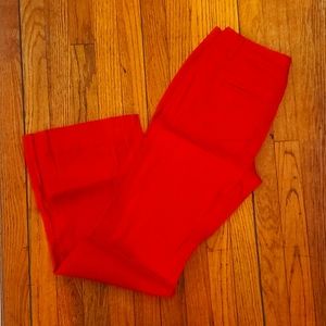Red Linen Wide Leg Pants Cabi 4